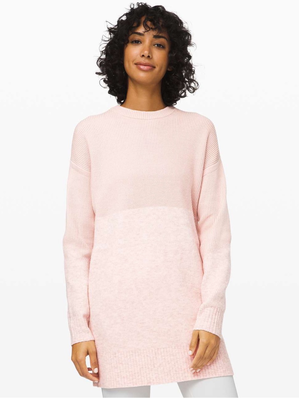 Lululemon Restful Intention Sweater Pink Bliss / Heathered Pink Bliss